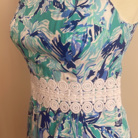 NWT Lilly Pulitzer Ashlyn Shift Dress in Elephant Appeal Size 0 - Picture 2 of 5
